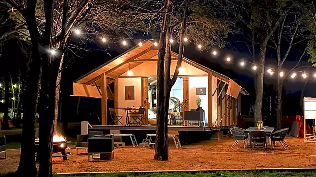 Lake Bastrop, TX Campground Glamping Accommodations